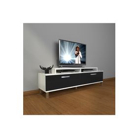 Decoraktiv Ekoflex 4 Slm Beyaz Siyah Tv Ünitesi