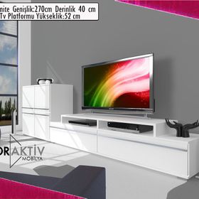 Decoraktiv Ekoflex ON MDF TV Ünitesi