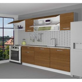 Decoraktiv Ekol 240 Naturel Ceviz Hazır Mutfak Dolabı