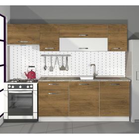 Decoraktiv Ekol 240 Naturel Pera Hazır Mutfak Dolabı