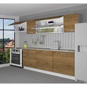 Decoraktiv Ekol 240 Naturel Pera Hazır Mutfak Dolabı