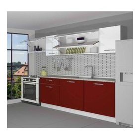 Decoraktiv Ekol 240 Parlak Beyaz Hazır Mutfak Dolabı