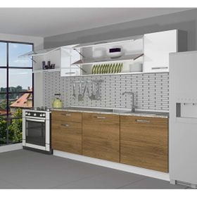 Decoraktiv Ekol 240 Pera Beyaz Hazır Mutfak Dolabı
