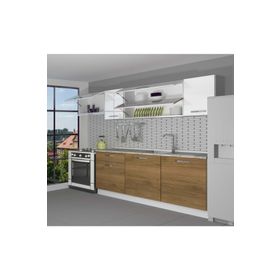 Decoraktiv Ekol 240 Pera Beyaz Hazır Mutfak Dolabı