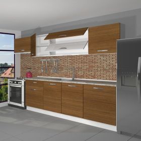 Decoraktiv Ekol 280 Naturel Ceviz Hazır Mutfak Dolabı