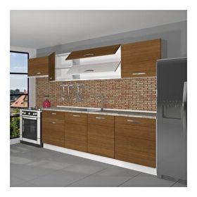 Decoraktiv Ekol 280 Naturel Ceviz Hazır Mutfak Dolabı