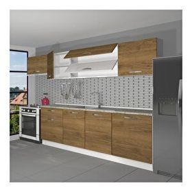 Decoraktiv Ekol 280 Naturel Pera Hazır Mutfak Dolabı