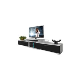 Decoraktiv Flex 5D SLM Beyaz Siyah Tv Ünitesi