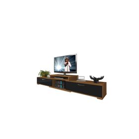 Decoraktiv Flex 5D SLM Ceviz Siyah Tv Ünitesi