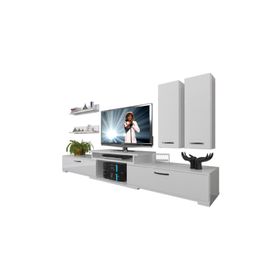 Decoraktiv Flex 5D SLM Parlak Beyaz Tv Ünitesi