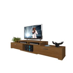 Decoraktiv Flex 5D130 SLM Ceviz Siyah Tv Ünitesi