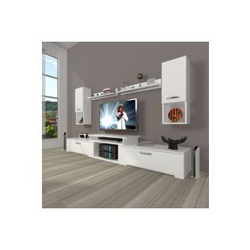 Decoraktiv Flex 5da Slm Parlak Beyaz Tv Ünitesi