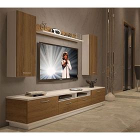 Decoraktiv Trendstyle 5220d Pera Beyaz Mdf Tv Ünitesi Tv Sehpası