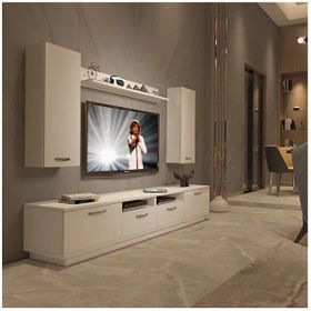 Decoraktiv Trendstyle 5220d Slm Parlak Beyaz Tv Ünitesi