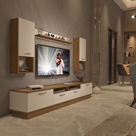 Decoraktiv Trendstyle 5220da Pera Beyaz Mdf Tv Ünitesi Tv Sehpası