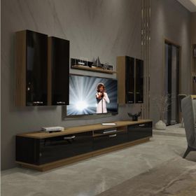 Decoraktiv Trendstyle 8d Pera Siyah Mdf Tv Ünitesi Tv Sehpası
