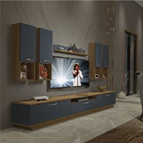 Decoraktiv Trendstyle 8das Pera Antrasit Mdf Tv Ünitesi Tv Sehpası
