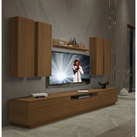 Decoraktiv Trendstyle 8ds Naturel Ceviz Mdf Tv Ünitesi Tv Sehpası