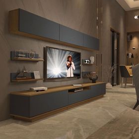 Decoraktiv Trendstyle 8ys Mdf Pera Antrasit Tv Ünitesi