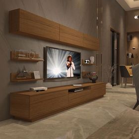 Decoraktiv Trendstyle 8ys Slm Naturel Ceviz Tv Ünitesi