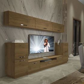 Decoraktiv Trendstyle 9 Mdf Naturel Pera Tv Ünitesi