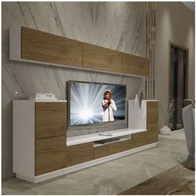 Decoraktiv Trendstyle 9s Mdf Pera Beyaz Tv Ünitesi
