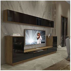 Decoraktiv Trendstyle 9s Mdf Pera Siyah Tv Ünitesi