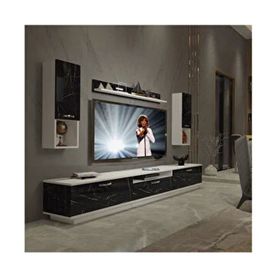 Decoraktiv Trendstyle Beyaz Antrasit 270da Mdf Tv Ünitesi Tv Sehpası