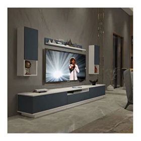 Decoraktiv Trendstyle Beyaz Antrasit 270das Mdf Tv Ünitesi Tv Sehpası