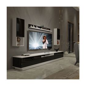 Decoraktiv Trendstyle Beyaz Siyah 270das Slm Tv Ünitesi Tv Sehpası