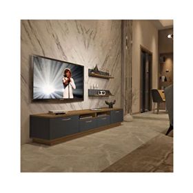 Decoraktiv Trendstyle Pera Antrasit 220r Mdf Tv Ünitesi Tv Sehpası
