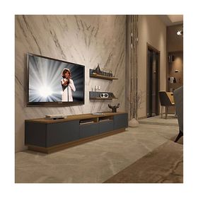 Decoraktiv Trendstyle Pera Antrasit 220rs Mdf Tv Ünitesi Tv Sehpası