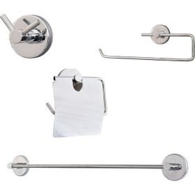 Decordem Banora Basic Krom 4'lü Lux Banyo Seti