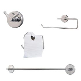 Decordem Banora Basic Krom 4'lü Lux Banyo Seti