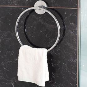 Decordem Banora Basic Krom Yuvarlak Havluluk