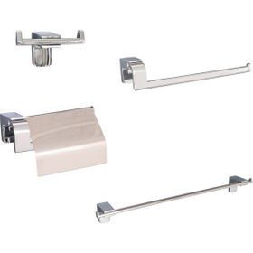 Decordem Banora Ikon Krom 4'lü Premium Lux Banyo Seti