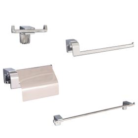 Decordem Banora Ikon Krom 4'lü Premium Lux Banyo Seti