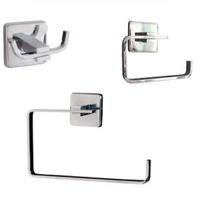Decordem Banora Infinity Krom 3'lü Premium Banyo Seti
