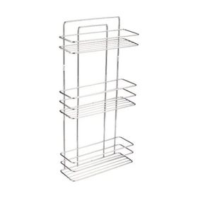Decorev 5929 Krom Kristal Lamalı Üç Katlı Şampuanlık