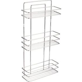 Decorev 5929 Krom Kristal Lamalı Üç Katlı Şampuanlık