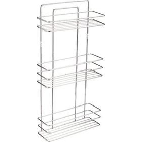 Decorev 5929 Krom Kristal Lamalı Üç Katlı Şampuanlık
