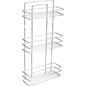 Decorev 5929 Krom Kristal Lamalı Üç Katlı Şampuanlık