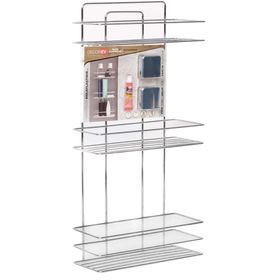 Decorev 5931 Beyaz Üç Katlı Lamalı Kristal Şampuanlık