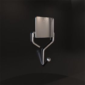 Decorev DC 4771 Krom Vidasız Montaj Tekli Askı