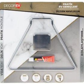 Decorev DC-4778 Krom Üçgen Havluluk