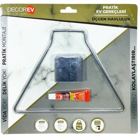 Decorev DC-4778 Krom Üçgen Havluluk
