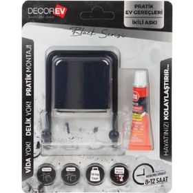 Decorev DC-5053 Siyah İkili Askı