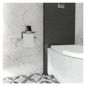 Decorev DC-5056 Siyah Kapaksız Tuvalet Kağıtlığı