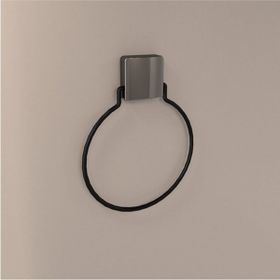 Decorev DC5059 Siyah Yuvarlak Havluluk