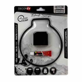Decorev DC5059 Siyah Yuvarlak Havluluk